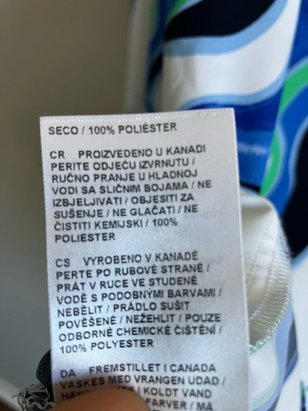 Joseph Ribkoff abstract print boxy blouse size 16 - Picture 8 of 8